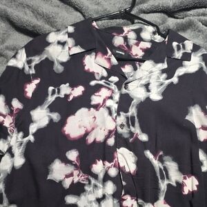 Floral Button-Up Shirt